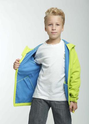 Куртка на осінь для хлопця, софтшел, термо р.140-1462 фото