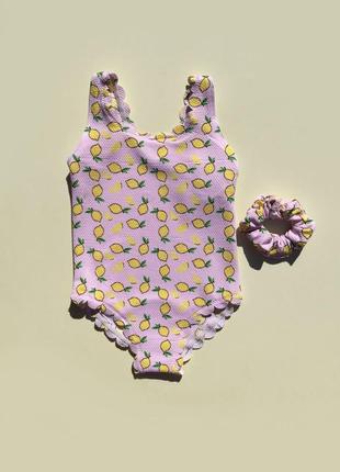 Спільний купальник для дівчинки комплект гумка для волосся оригінал примарк primark