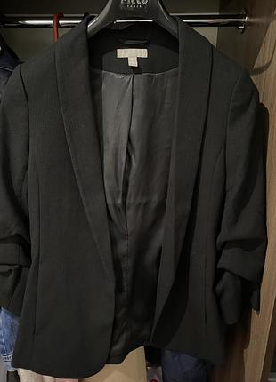 Чорний жіночий піджак h&m