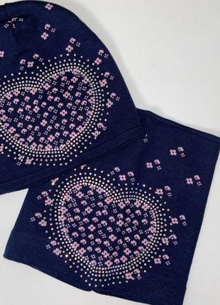 Головний убір набором talvi шапочка осінь/весна із снудом/шарфіком