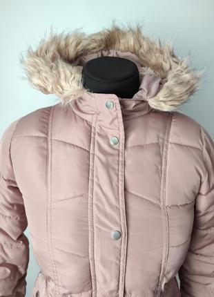 Теплое зимнее пальто на 10-11 лет от primark2 фото