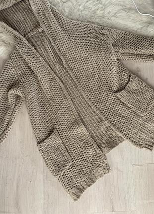 Кардиган коричневый 2