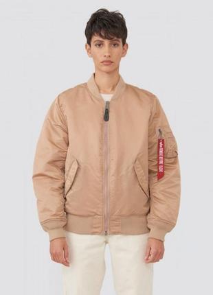 Бомбер alpha industries ма-1 w bomber куртка8 фото