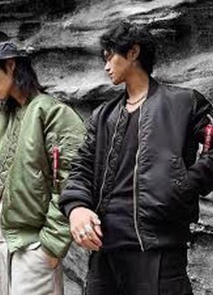 Бомбер alpha industries ма-1 w bomber куртка9 фото