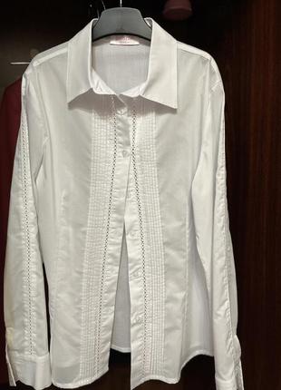 Блуза біла підліткова1 фото