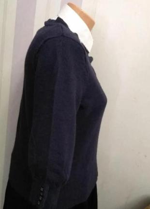 Кардиган кофта свитер двубортный кардиган  шерсти мериноса шерстяная кофта l6 фото