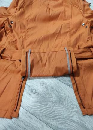 Куртка zara милитари с накладными карманами в стиле barbour massimo dutti h&amp;m mango6 фото