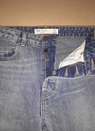 Женские джинсы высокая посадка в винтажном стиле asos2 фото