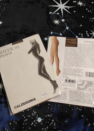 Колготки капронові матові 20den calzedonia , безшовні, розмір м