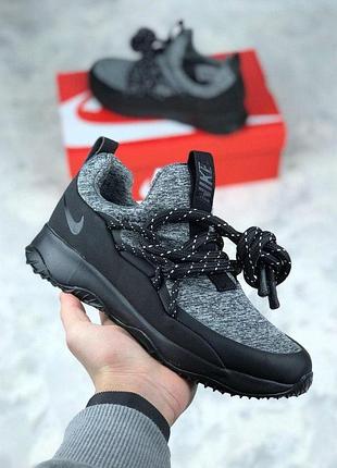 Жіночі кросівки nike clip blazer city loop black grey