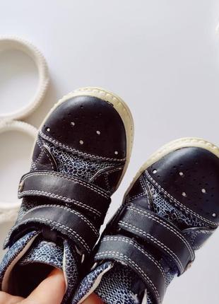 Шкіряні демісезонні черевики для дівчинки  артикул: 124347 фото