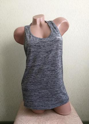 Спортивная майка. борцовка. алкоголичка. серый меланж.