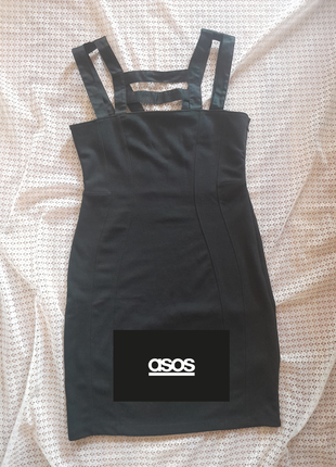Стильна чорна сукня asos
