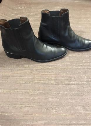 Кожаные ботинки челси италия р 39 (26 см)