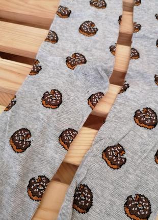 Шкарпетки з принтом пончики h&m2 фото