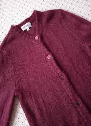 Светрик з мохеру теплий светр на гудзики кофта свитер из мохера5 фото