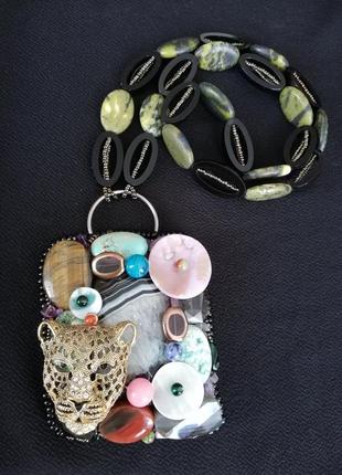 Кольє авторське ексклюзивне "міські джунглі"