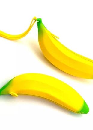 Силиконовый / резиновый пенал банан8 фото