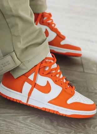 Жіночі кросівки nike dunk hight syracuse6 фото