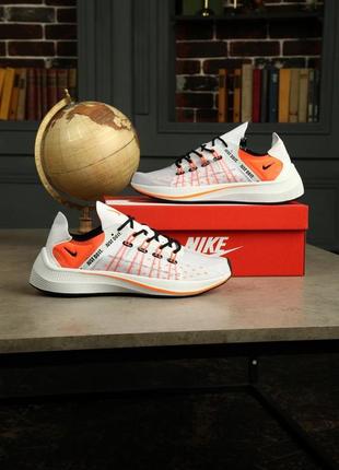 Жіночі кросівки nike exp-x14 white orange8 фото