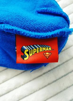 Демісезонна шапка супермен/superman, унісекс2 фото
