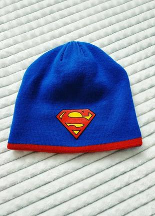 Демісезонна шапка супермен/superman, унісекс1 фото