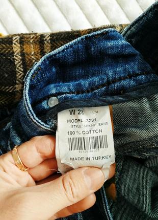 Жіночі стильні вінтажні демісезонні джинси raw denim5 фото