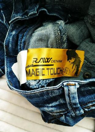 Жіночі стильні вінтажні демісезонні джинси raw denim4 фото