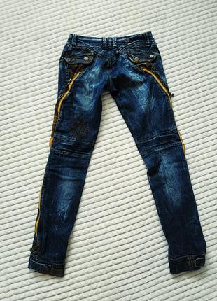 Жіночі стильні вінтажні демісезонні джинси raw denim3 фото