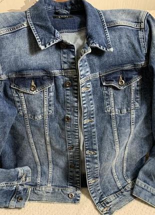 Refill джинсова куртка нова стильна6 фото