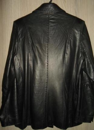 Куртка пиджак женская кожаная j.taylor размер eur-40 uk-122 фото