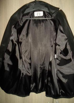 Куртка пиджак женская кожаная j.taylor размер eur-40 uk-124 фото