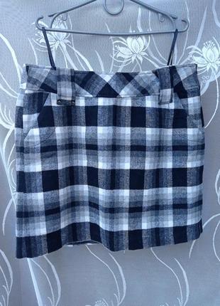 Тепла спідниця в клітинку