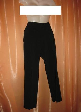Классические черные брюки офисные деловые chicc км1194 указанный размер 20 с карманами8 фото
