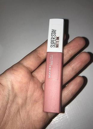 Maybelline superstay matte lipstick оттенок 65 б/у 188 грн