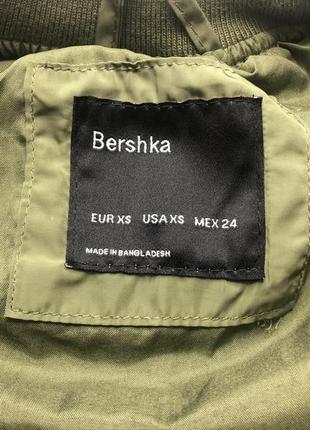 Куртка бомбер оригинал bershka хаки3 фото