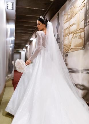 Свадебное платье 😍 ручная работа5 фото