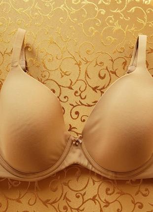 Soma bra embraceable full covering бюстгальтер 75dd 75e бежевый новый7 фото