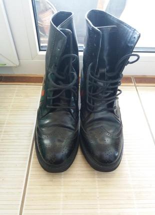 Ботинки женские кожа внутри и снаружи
