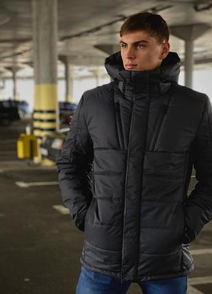 Зимня чоловіча куртка everest сірого кольору