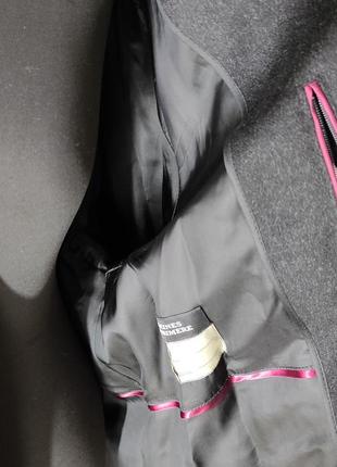 Кашемировое осеннее мужское пальто lodenfrey чорно серый меланж4 фото