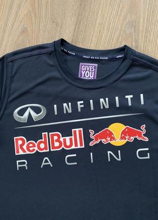 Мужская спортивная футболка с принтами infiniti red bull racing4 фото