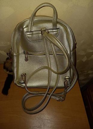 🎒 рюкзак сумочка для дівчинки, паєтки2 фото