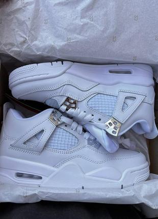 Nike jordan 4 retro white
pure money крутезні білі високі кросівки найк джордан осінь весна літо женские высокие топовые белые кроссовки