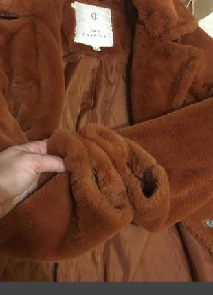 Стильна шуба пальто тедді від бренду charter6 фото