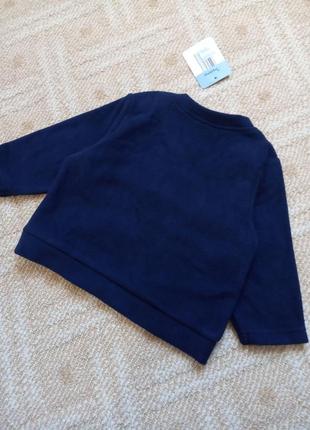 Флісова кофта, пуловер, реглан, светр на хлопчика 62-68 см, impidimpi5 фото