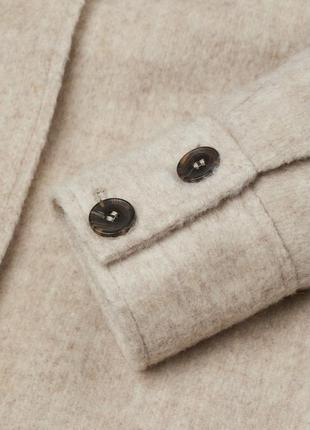 H&m пальто з вовною , тренд фасон і колір6 фото