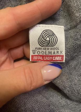 Пуловер чоловічий з шерсті мериноса woolmark, l3 фото