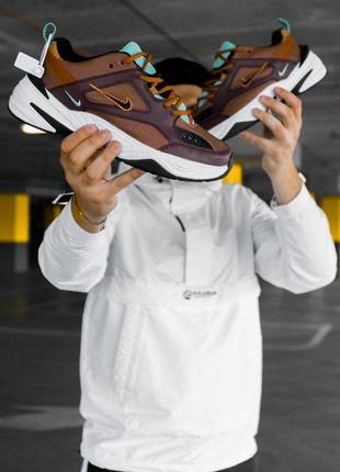 Жіночі кросівки nike m2k tekno mahogany mink9 фото