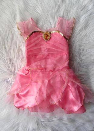 Карнавальный костюм пышное платье принцесса disney пышная юбка с брошью кулоном новогодний хэллоуин1 фото